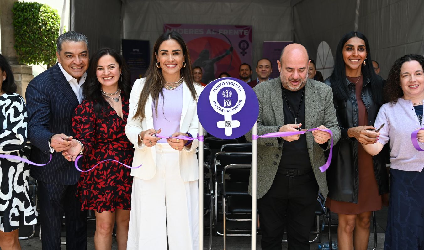 Instalamos cuatro nuevos Puntos Violeta en alianza con J. García López: espacios seguros para mujeres, las 24 horas