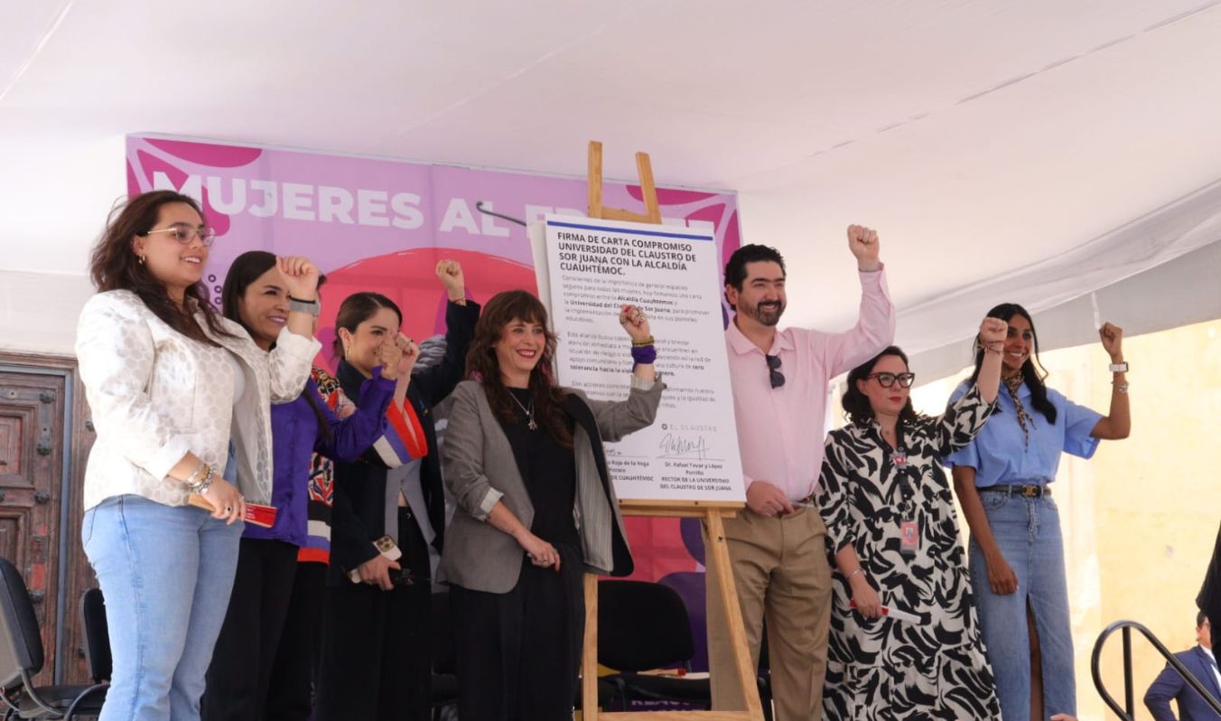 Instalamos Puntos Violeta en el Claustro de Sor Juana: más espacios seguros para mujeres y niñas