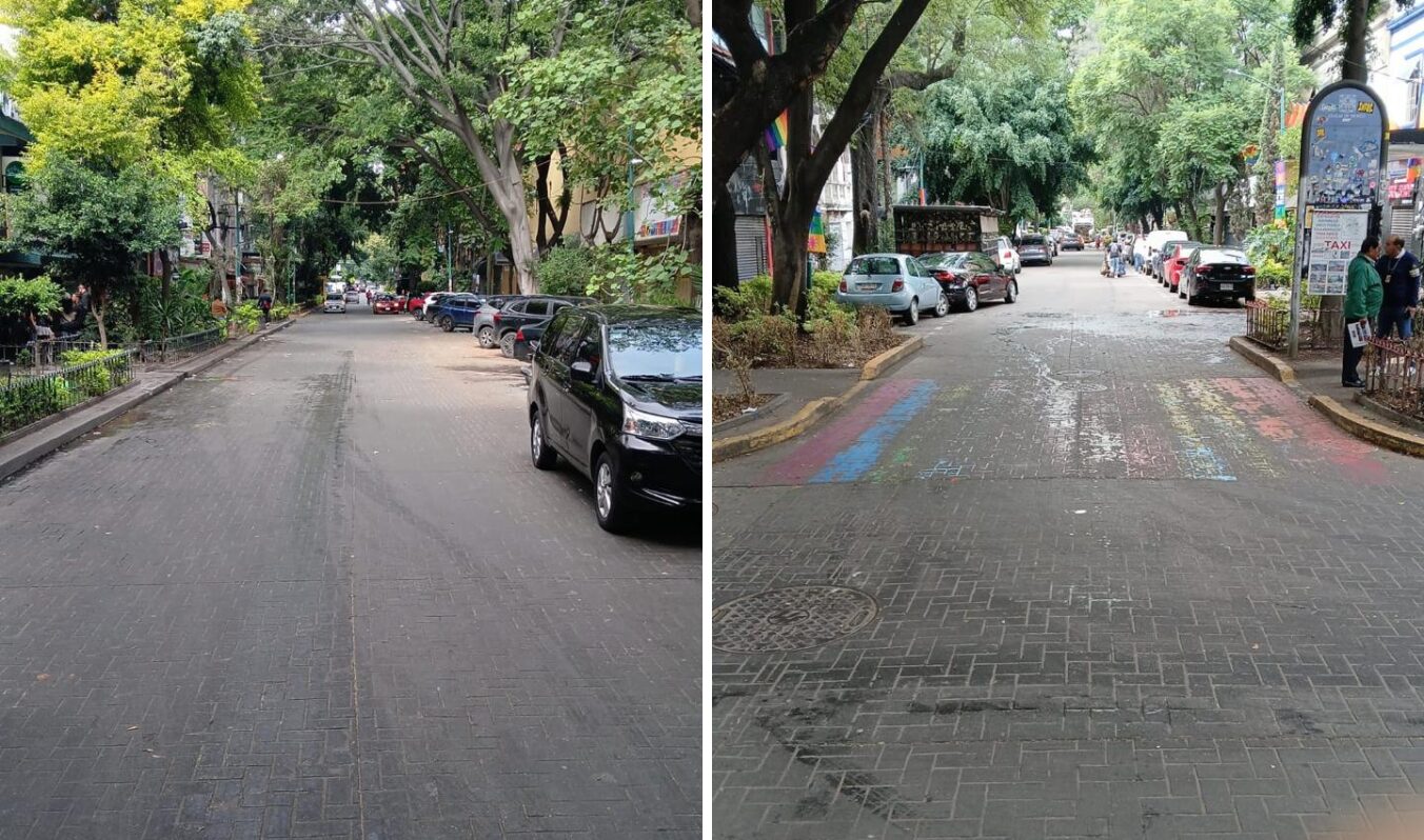 ALCALDÍA CUAUHTÉMOC RECOLECTA 30 TONELADAS DE BASURA EN ZONA ROSA TRAS MARCHA DEL ORGULLO 2025
