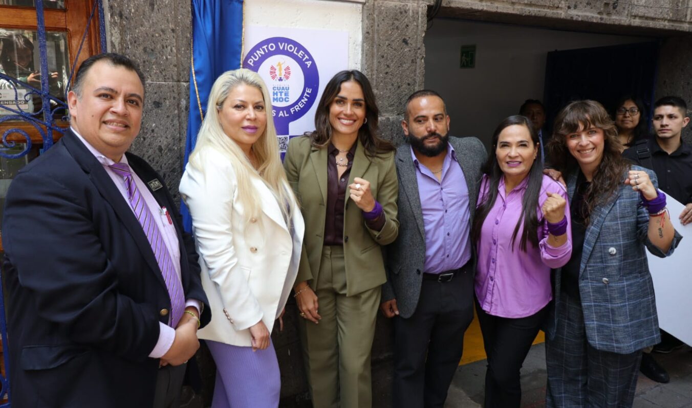 INSTALAMOS UN NUEVO PUNTO VIOLETA EN EL COLEGIO HOLANDÉS OCHOTERENA