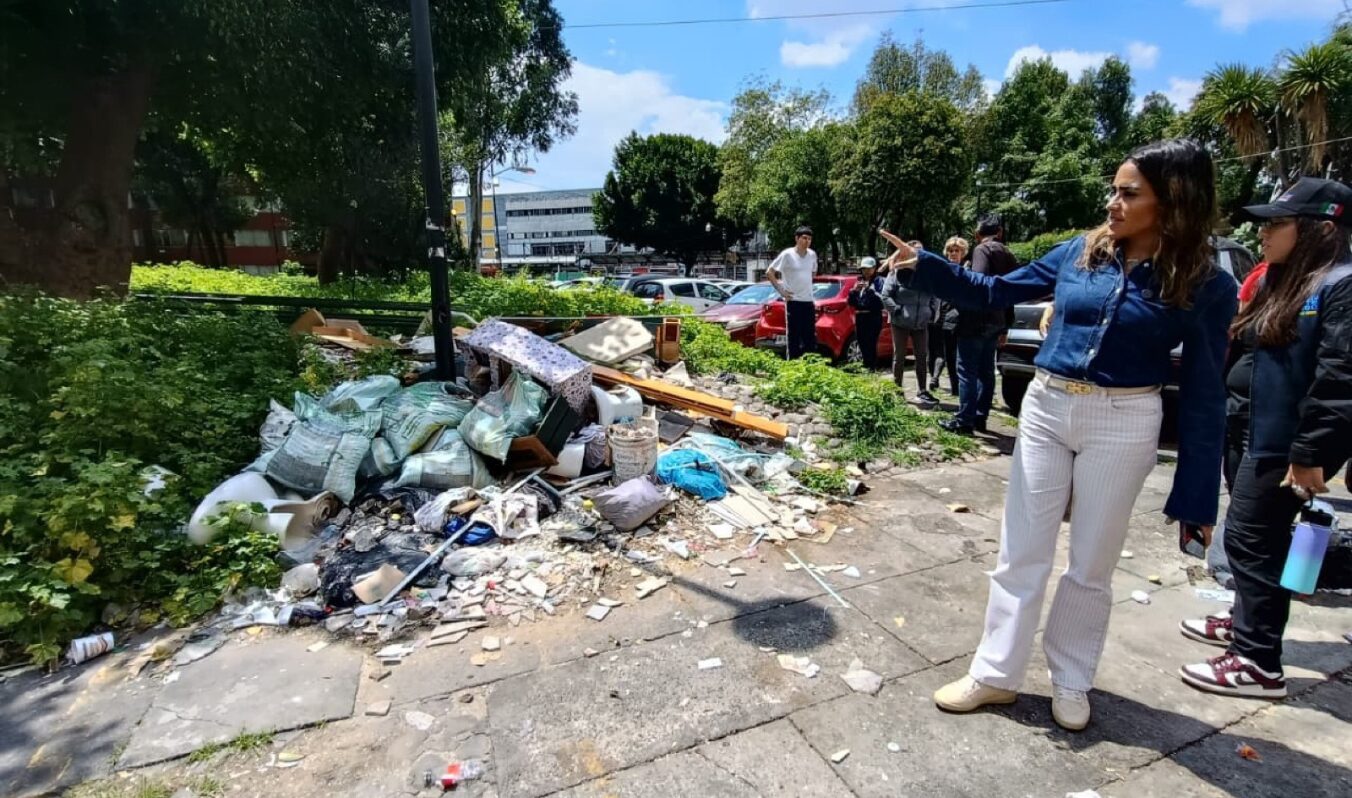 EN TLATELOLCO, ERRADICAMOS TIRADERO CLANDESTINO Y RECUPERAMOS ÁREAS VERDES