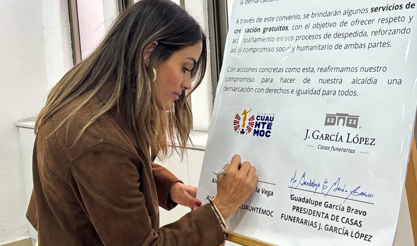 DIGNIDAD HASTA EL ÚLTIMO MOMENTO: CONVENIO PARA CREMACIONES GRATUITAS EN LA CUAUHTÉMOC