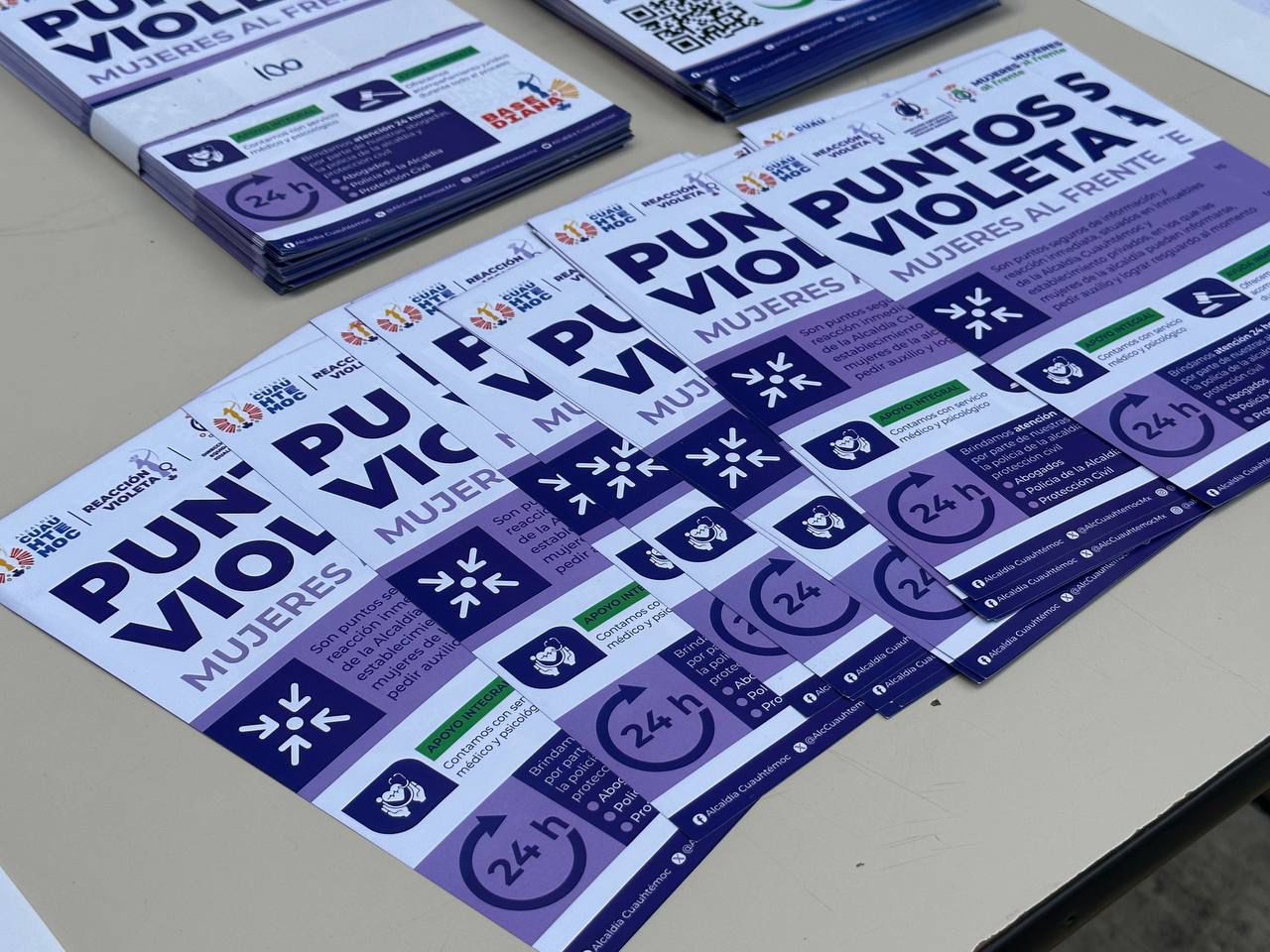 EN CUAUHTÉMOC, YA SON MÁS DE 500 MUJERES EN SITUACIÓN DE VIOLENCIA ATENDIDAS CON REACCIÓN VIOLETA