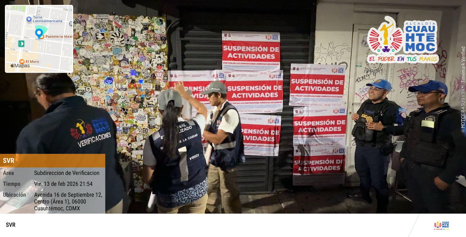 GOBIERNO DE ALE ROJO DE LA VEGA DESALOJA EVENTOS CLANDESTINOS EN SANTA MARÍA LA RIBERA Y CENTRO