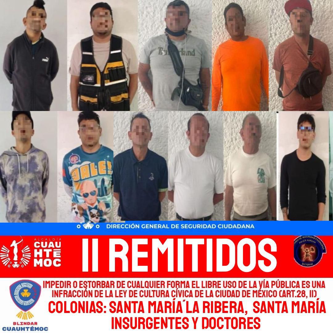 INSTRUYE ALE ROJO DE LA VEGA REFORZAR OPERATIVOS DE ORDENAMIENTO EN CUAUHTÉMOC; EN LA ÚLTIMA SEMANA, REMITEN A 77 PERSONAS POR COBROS INDEBIDOS EN VÍA PÚBLICA

