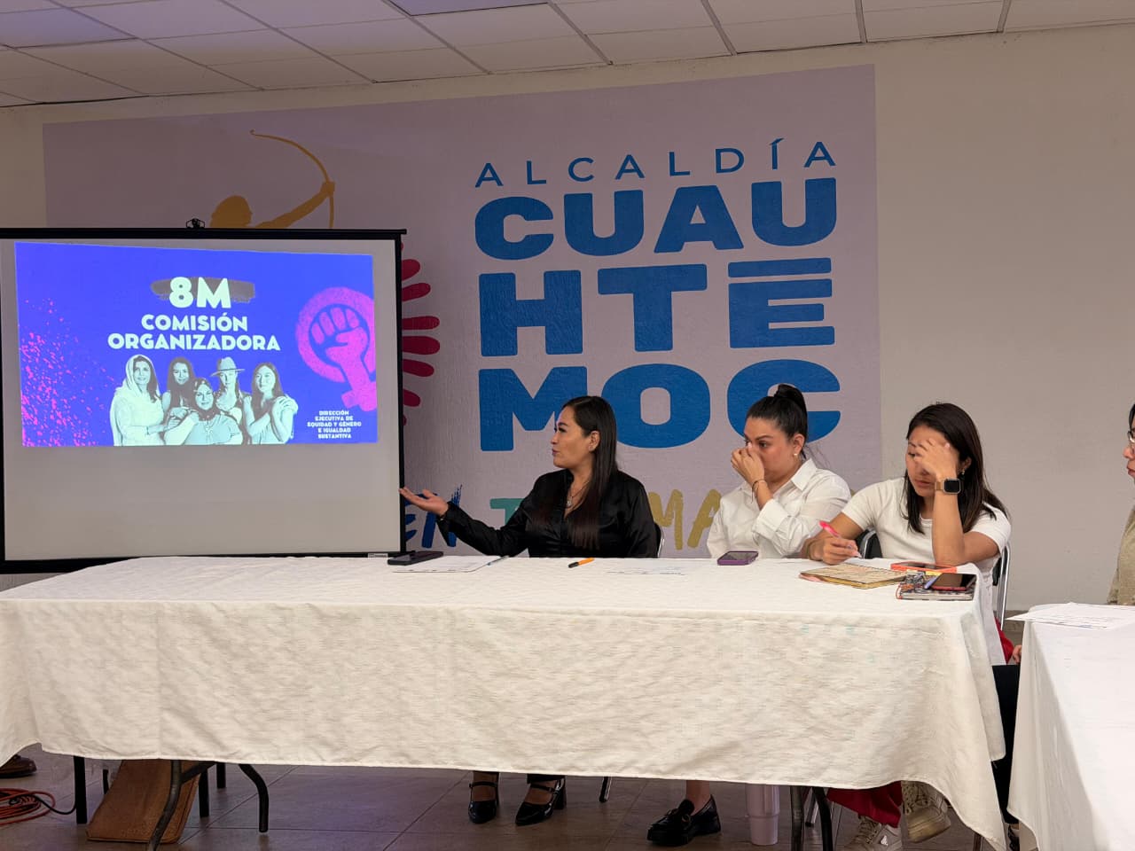 GOBIERNO DE ALE ROJO DE LA VEGA ARRANCA ORGANIZACIÓN PARA LA JORNADA DEL 8M EN CUAUHTÉMOC