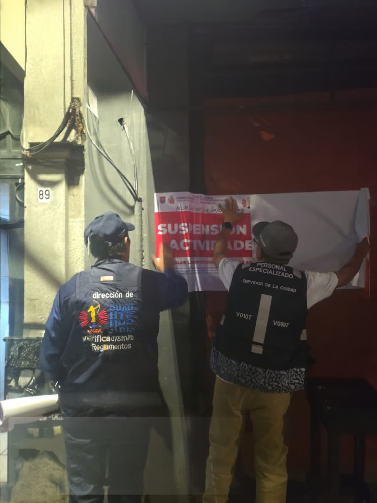 ALCALDÍA CUAUHTÉMOC SUSPENDE CINCO ESTABLECIMIENTOS IRREGULARES EN CUATRO COLONIAS DE LA DEMARCACIÓN
