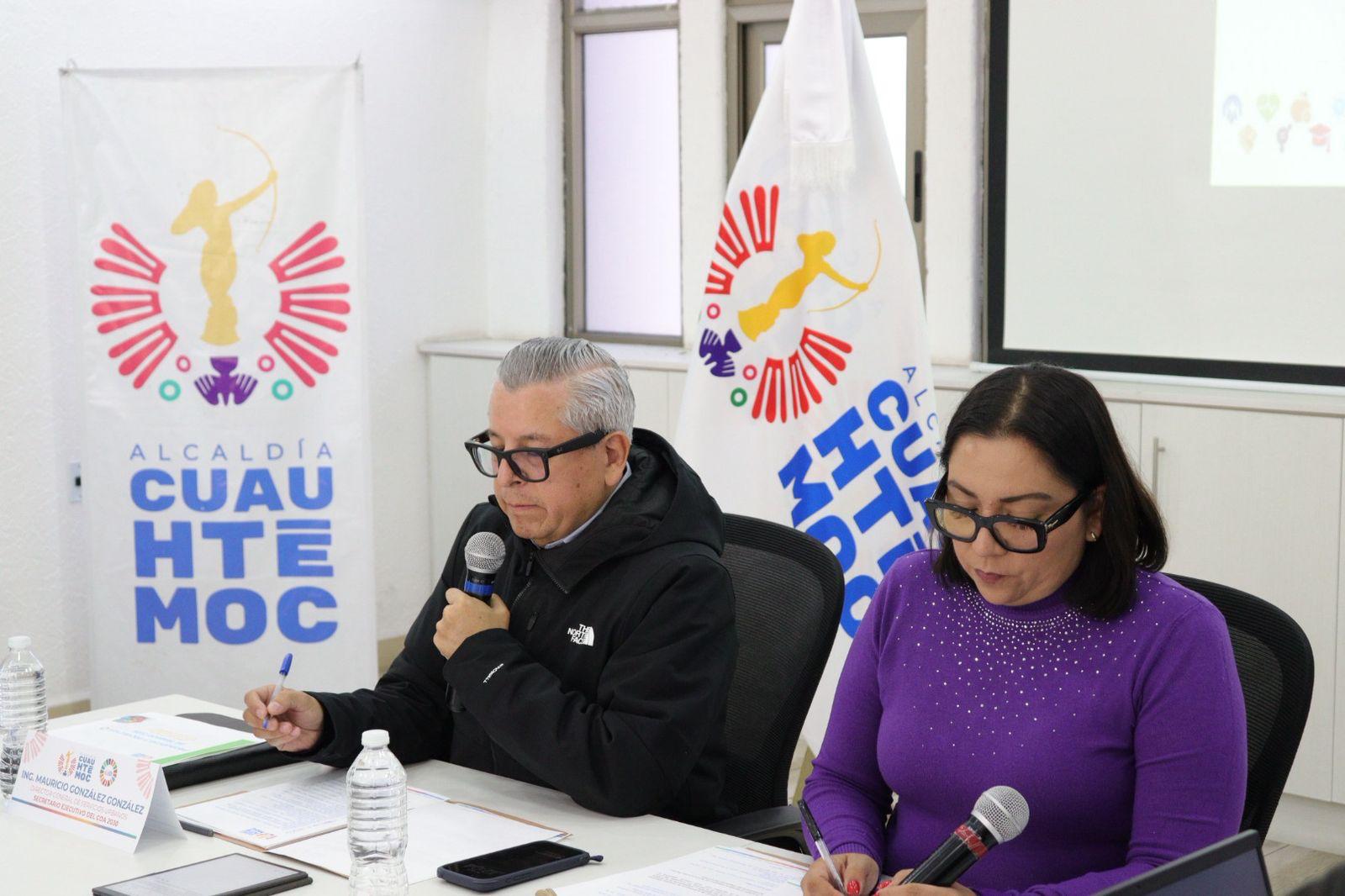 SESIONA CONSEJO AGENDA 2030 EN CUAUHTÉMOC PARA ATENDER AGUA, MEDIO AMBIENTE Y DESIGUALDAD EN LAS 33 COLONIAS