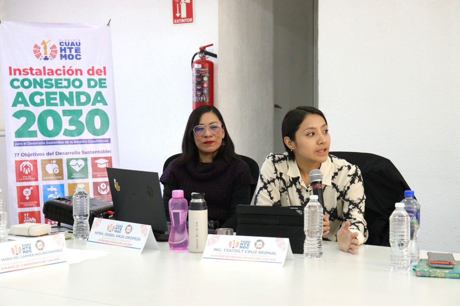 SESIONA CONSEJO AGENDA 2030 EN CUAUHTÉMOC PARA ATENDER AGUA, MEDIO AMBIENTE Y DESIGUALDAD EN LAS 33 COLONIAS