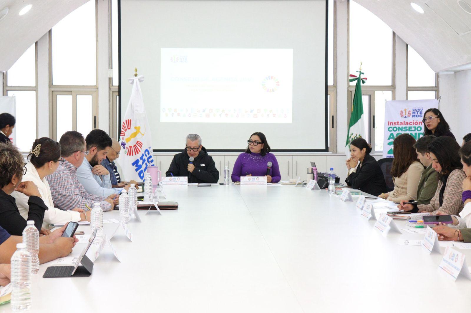 SESIONA CONSEJO AGENDA 2030 EN CUAUHTÉMOC PARA ATENDER AGUA, MEDIO AMBIENTE Y DESIGUALDAD EN LAS 33 COLONIAS