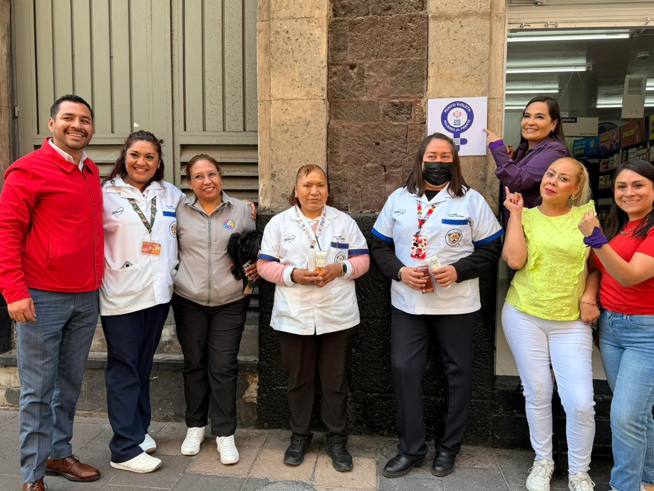 ALCALDÍA CUAUHTÉMOC ALCANZA 400 PUNTOS VIOLETA PARA APOYAR A MUJERES EN SITUACIÓN DE RIESGO