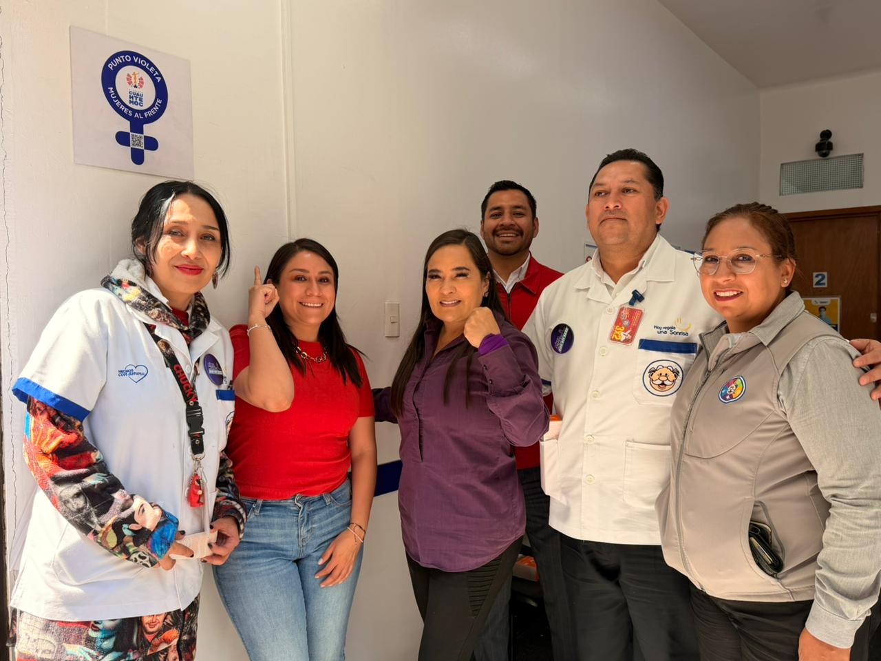 ALCALDÍA CUAUHTÉMOC ALCANZA 400 PUNTOS VIOLETA PARA APOYAR A MUJERES EN SITUACIÓN DE RIESGO