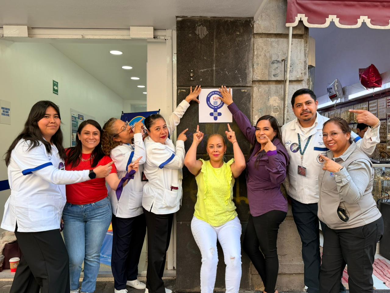 ALCALDÍA CUAUHTÉMOC ALCANZA 400 PUNTOS VIOLETA PARA APOYAR A MUJERES EN SITUACIÓN DE RIESGO