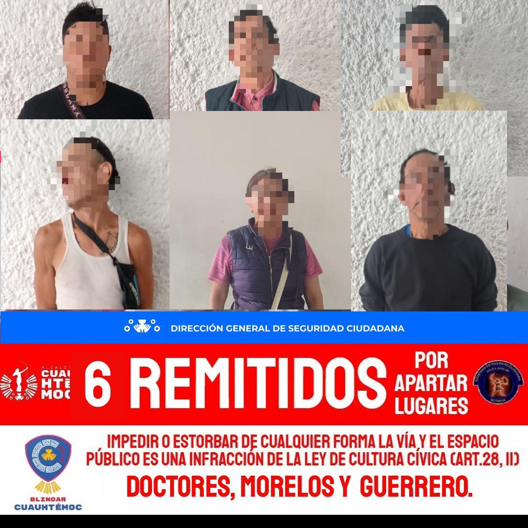 ALCALDÍA CUAUHTÉMOC HA REMITIDO A MÁS DE 3 MIL 200 FRANELEROS; MEJORA PERCEPCIÓN DE SEGURIDAD A UN MES DEL MUNDIAL