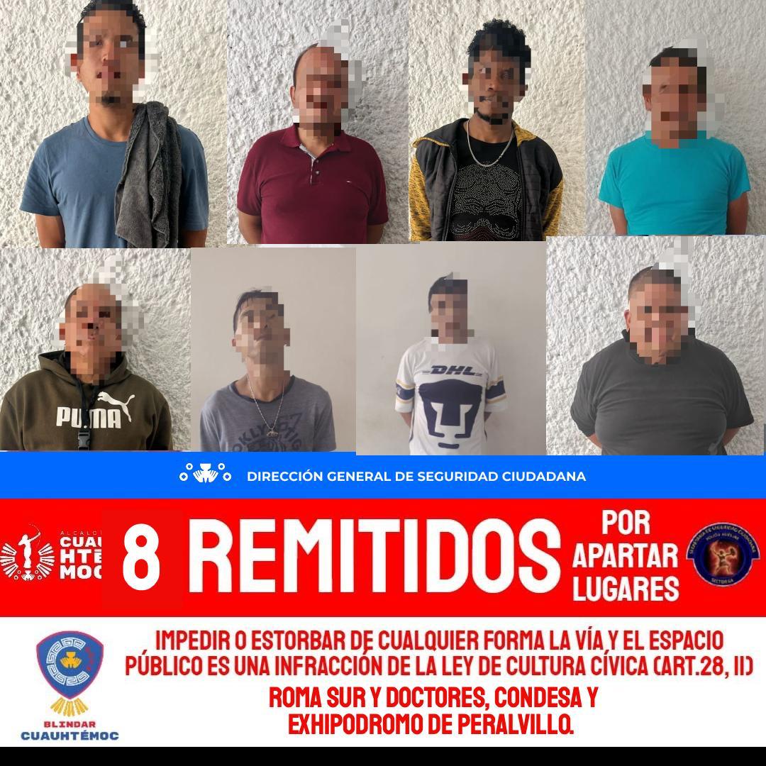 ALCALDÍA CUAUHTÉMOC HA REMITIDO A MÁS DE 3 MIL 200 FRANELEROS; MEJORA PERCEPCIÓN DE SEGURIDAD A UN MES DEL MUNDIAL