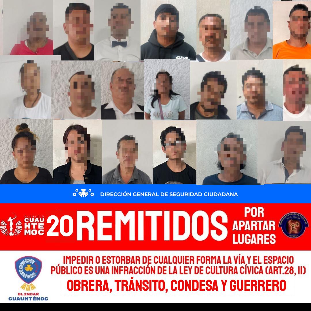 BUSCA ALE ROJO DE LA VEGA MÁS ORDEN Y RECUPERACIÓN DEL ESPACIO PÚBLICO PRESENTAN A 60 ‘FRANELEROS’ ANTE UN JUEZ CÍVICO