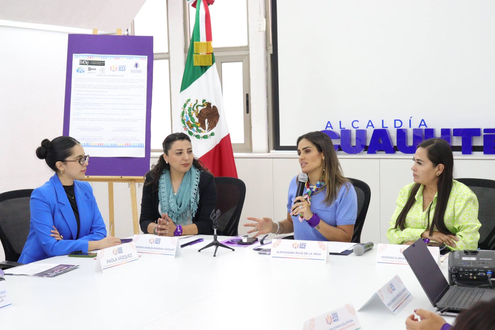 GOBIERNO DE ALE ROJO DE LA VEGA Y ORGANIZACIONES CIVILES UNEN ESFUERZOS PARA PREVENIR VIOLENCIA CONTRA MUJERES
