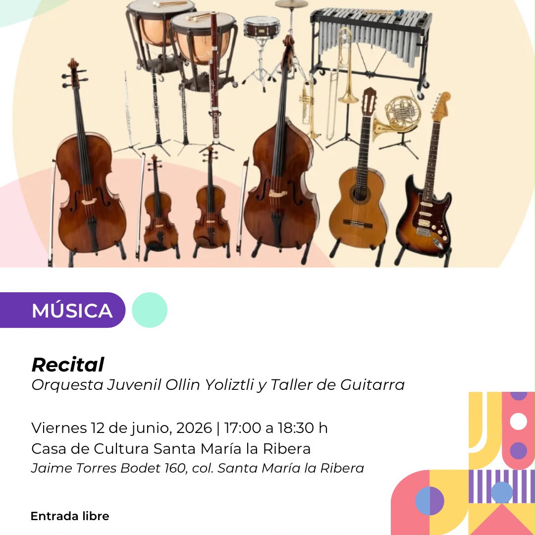 CONCIERTOS, TALLERES Y ACTIVIDADES GRATUITAS FORMAN PARTE DE LA CARTELERA CULTURAL DE CUAUHTÉMOC