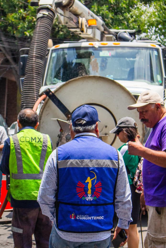 DESAZOLVE PREVENTIVO REFUERZA ACCIONES CONTRA ENCHARCAMIENTOS EN CUAUHTÉMOC
