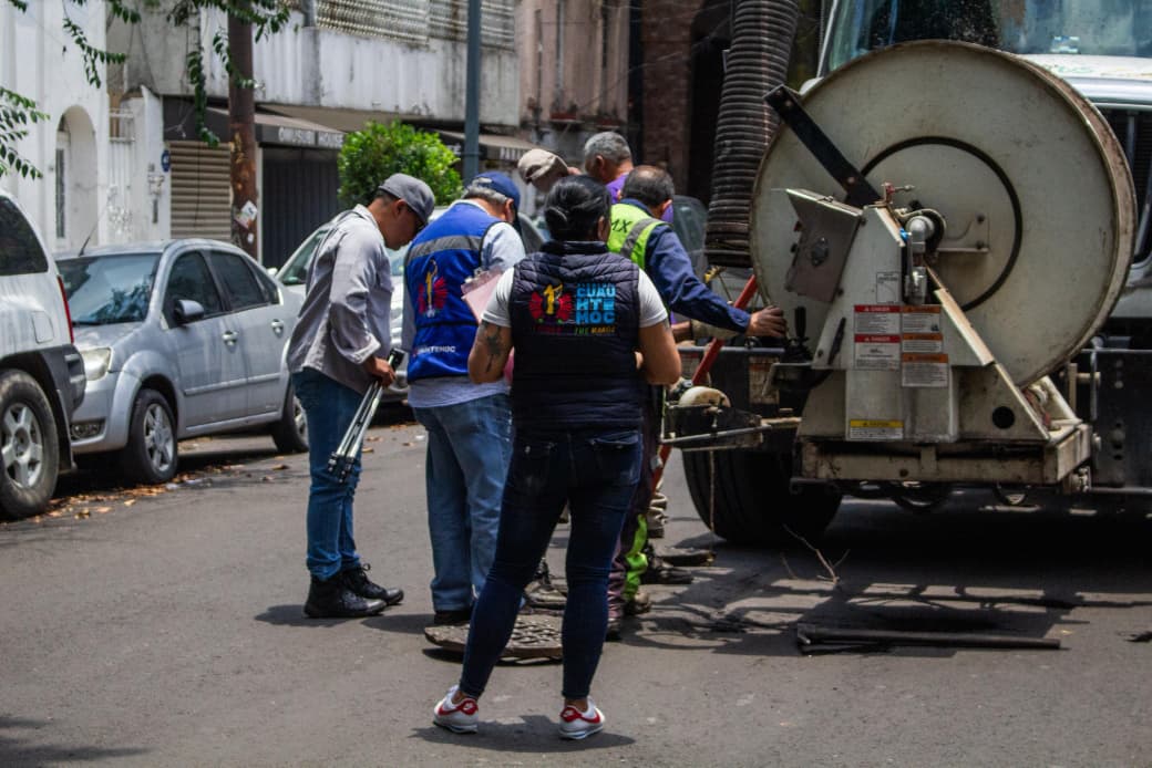 DESAZOLVE PREVENTIVO REFUERZA ACCIONES CONTRA ENCHARCAMIENTOS EN CUAUHTÉMOC
