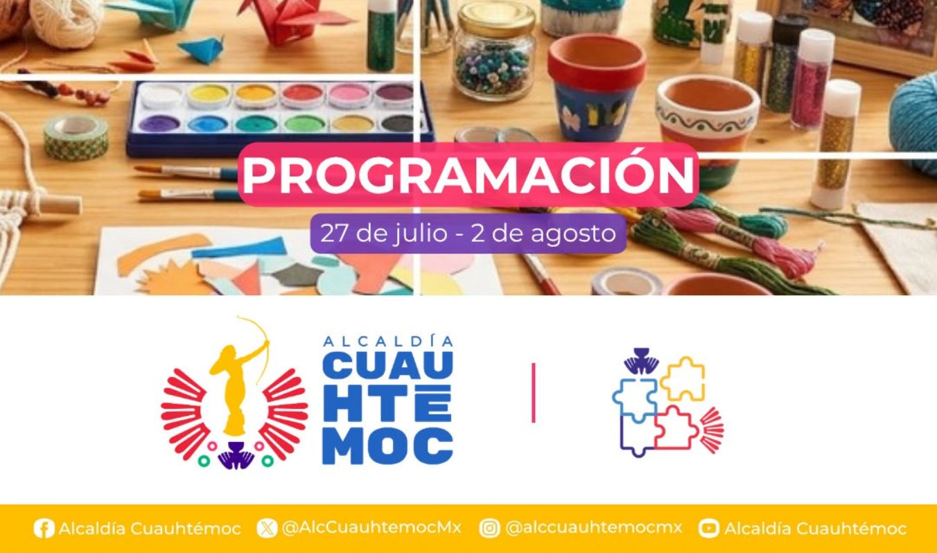 ALE ROJO DE LA VEGA INVITA A DISFRUTAR LA PROGRAMACIÓN CULTURAL DE LA ALCALDÍA CUAUHTÉMOC