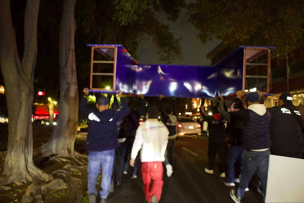 OPERATIVO NOCTURNO EN ROMA NORTE REFUERZA LA RECUPERACIÓN DE BANQUETAS Y ESPACIO PÚBLICO EN CUAUHTÉMOC