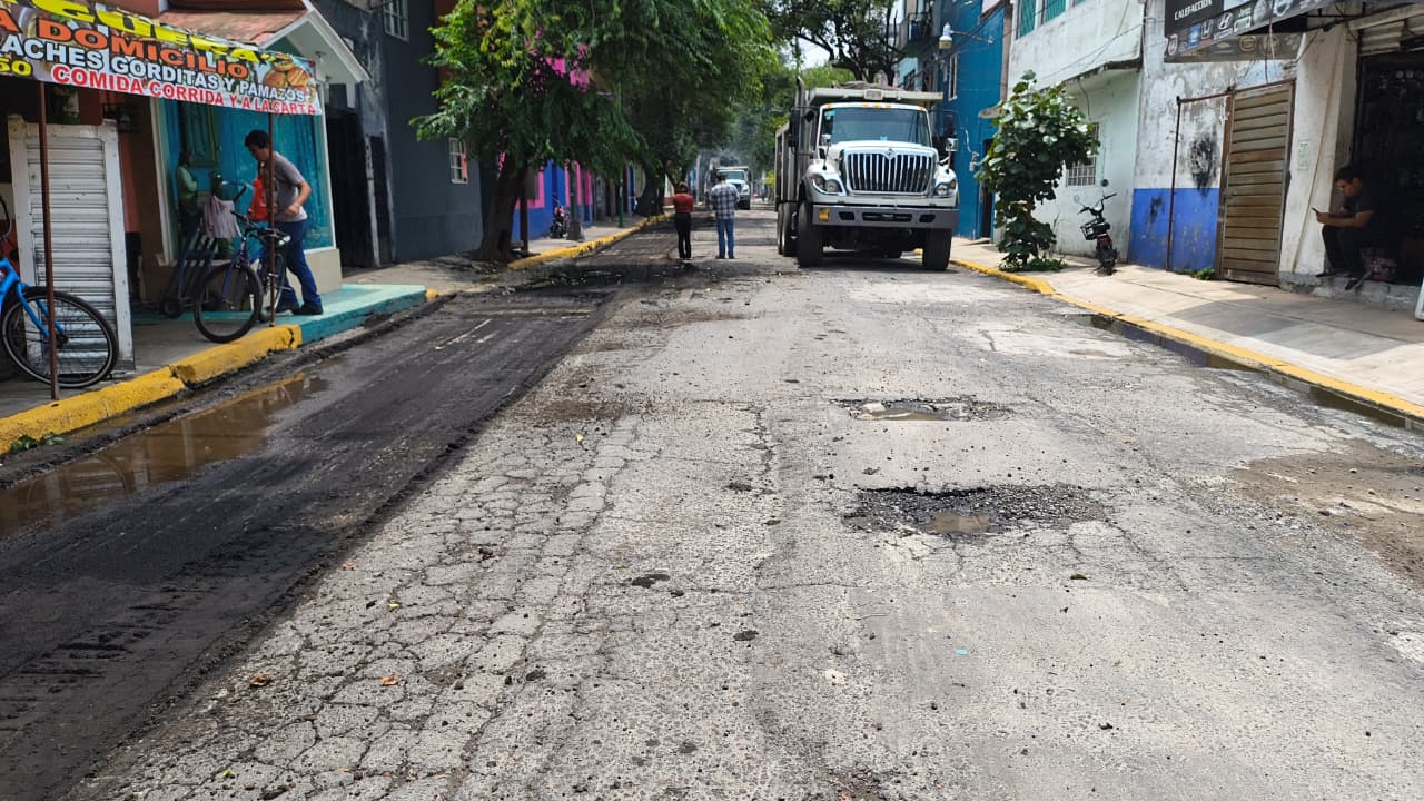 ALCALDÍA CUAUHTÉMOC INICIA LA REPAVIMENTACIÓN DE VIALIDADES EN LA COLONIA DOCTORES