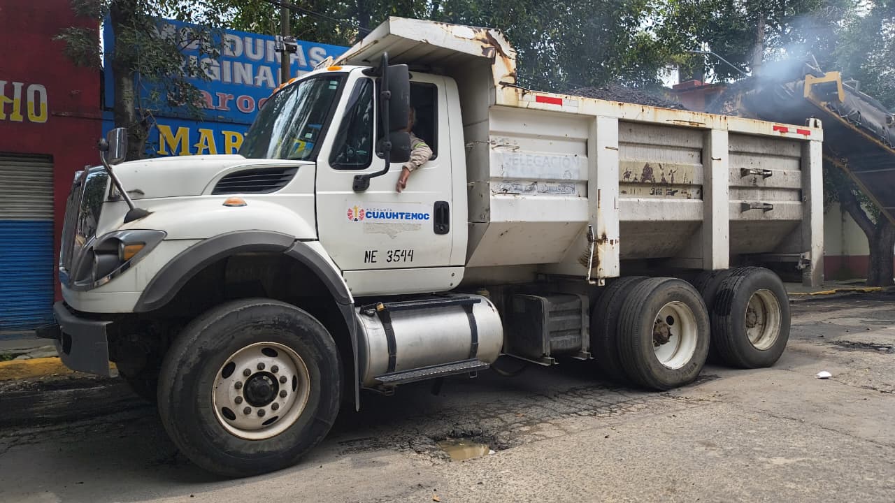 ALCALDÍA CUAUHTÉMOC INICIA LA REPAVIMENTACIÓN DE VIALIDADES EN LA COLONIA DOCTORES
