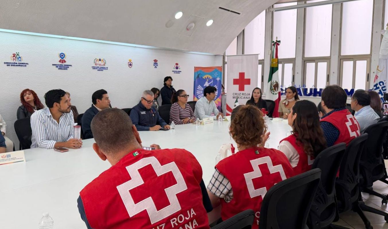 ALE ROJO DE LA VEGA Y CRUZ ROJA MEXICANA FORTALECEN ALIANZA PARA IMPULSAR LA PREVENCIÓN Y LA SALUD EN CUAUHTÉMOC