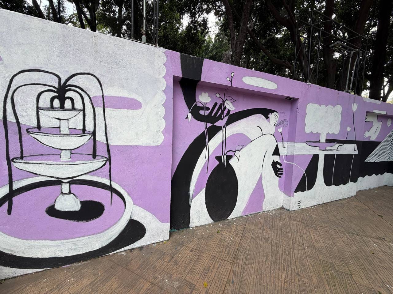 ARTE Y ESPACIO PÚBLICO SE ENCUENTRAN EN EL JARDÍN DR. IGNACIO CHÁVEZ CON EL MURAL TERRITORIOS COMPARTIDOS
