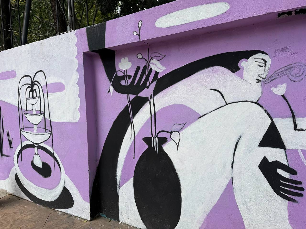 ARTE Y ESPACIO PÚBLICO SE ENCUENTRAN EN EL JARDÍN DR. IGNACIO CHÁVEZ CON EL MURAL TERRITORIOS COMPARTIDOS
