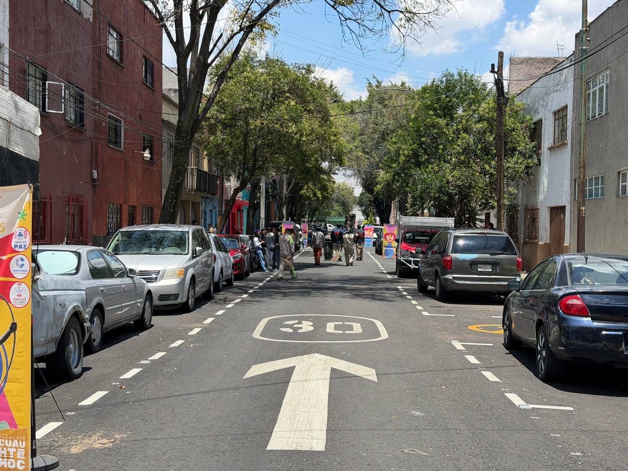RENACE CUAUHTÉMOC ENTREGA LA REPAVIMENTACIÓN DE LA CALLE DR. MIGUEL SILVA EN LA COLONIA DOCTORES