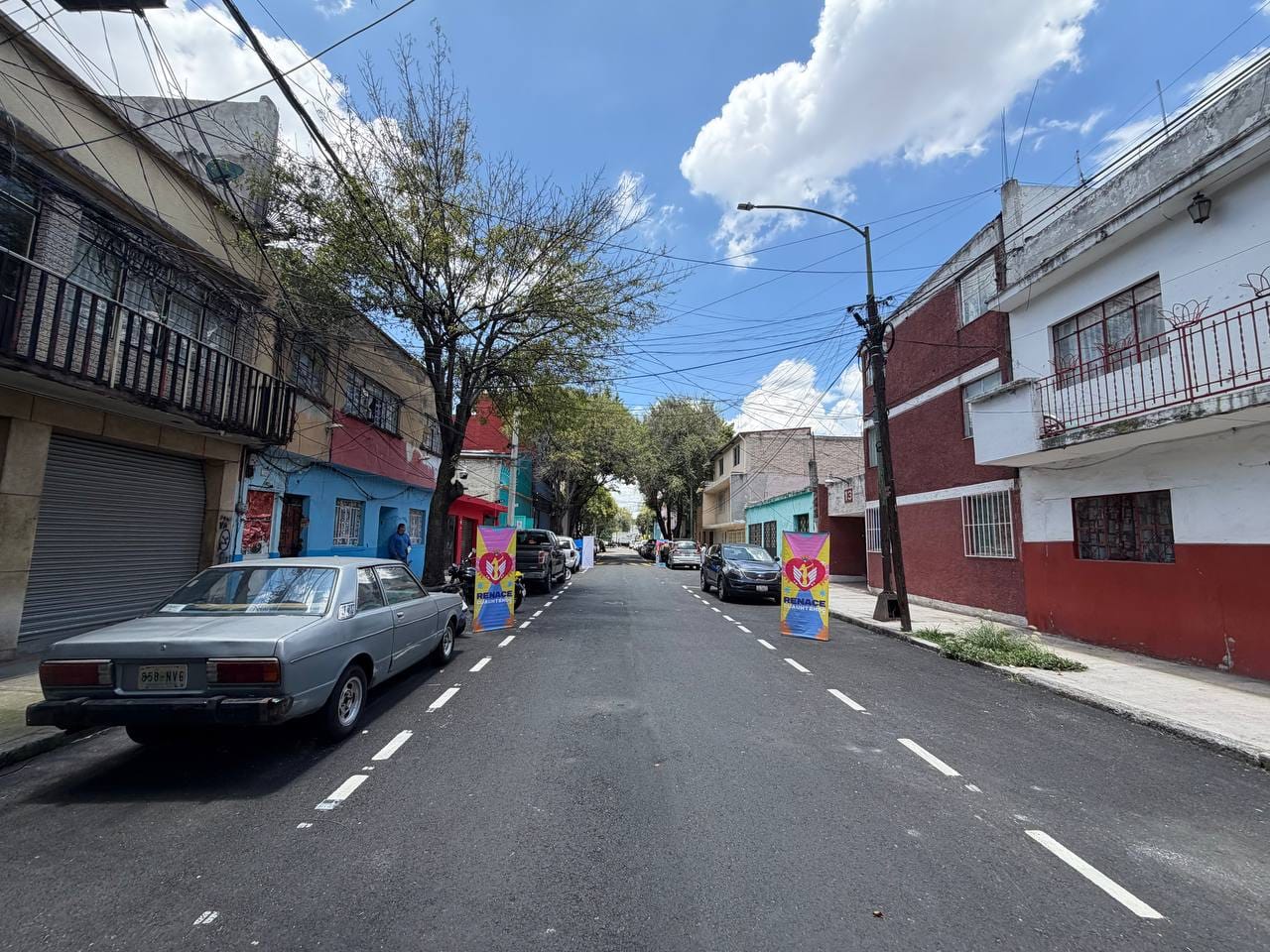 RENACE CUAUHTÉMOC ENTREGA LA REPAVIMENTACIÓN DE LA CALLE DR. MIGUEL SILVA EN LA COLONIA DOCTORES
