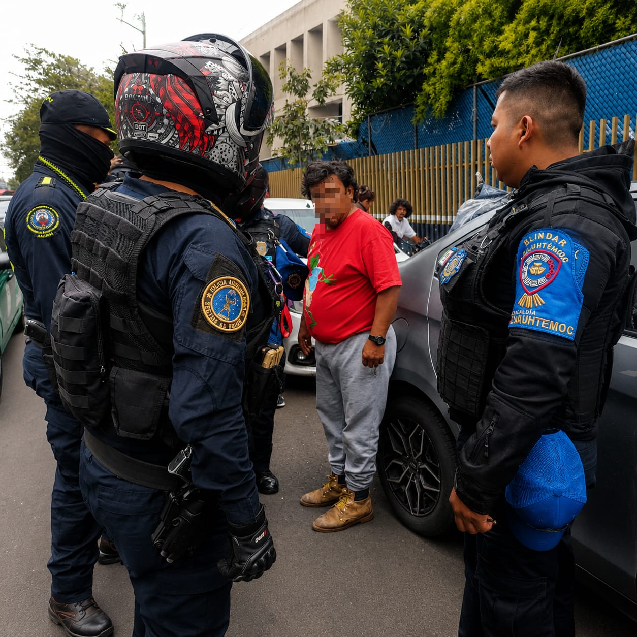 ALCALDÍA CUAUHTÉMOC REMITE A 57 FRANELEROS POR OCUPAR DE MANERA IRREGULAR EL ESPACIO PÚBLICO