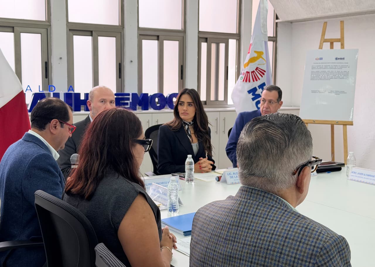 ALE ROJO DE LA VEGA Y CANIETI FORMALIZAN ALIANZA PARA RETIRAR CABLEADO EN DESUSO EN CUAUHTÉMOC
