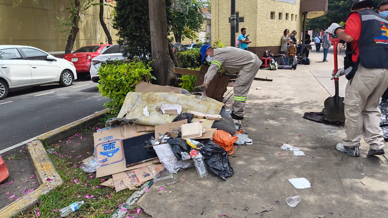 ALCALDÍA CUAUHTÉMOC REALIZA ACCIONES DE SENSIBILIZACIÓN EN INMEDIACIONES DE HOSPITALES DE LA COLONIA DOCTORES