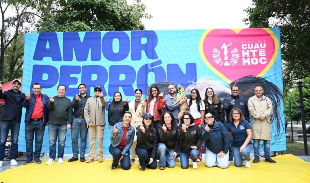 ALE ROJO DE LA VEGA ENCABEZA “AMOR PERRÓN” EN EL JARDÍN PUSHKIN: OFRECEN 578 ATENCIONES A ANIMALES DE COMPAÑÍA