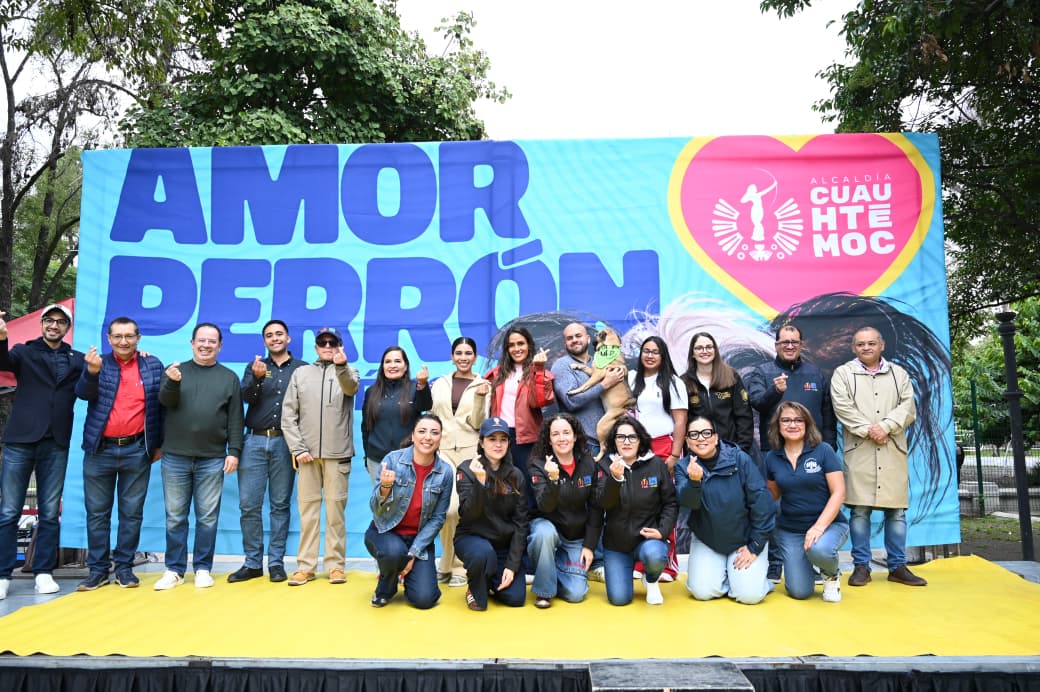 ALE ROJO DE LA VEGA ENCABEZA “AMOR PERRÓN” EN EL JARDÍN PUSHKIN: OFRECEN 578 ATENCIONES A ANIMALES DE COMPAÑÍA